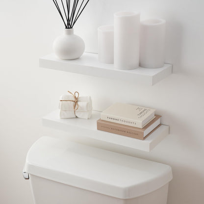 KIBAGA Faux Books Set of 2 for Bathroom Decor - Decorative Book Boxes for Your Restroom - The Perfect Modern Decoration for The Guest Bathroom
