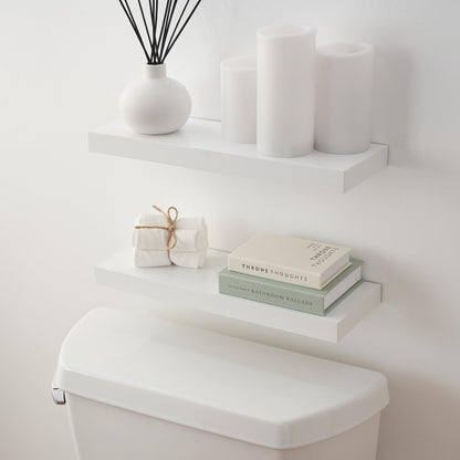 KIBAGA Faux Books Set of 2 for Bathroom Decor - Decorative Book Boxes for Your Restroom - The Perfect Modern Decoration for The Guest Bathroom