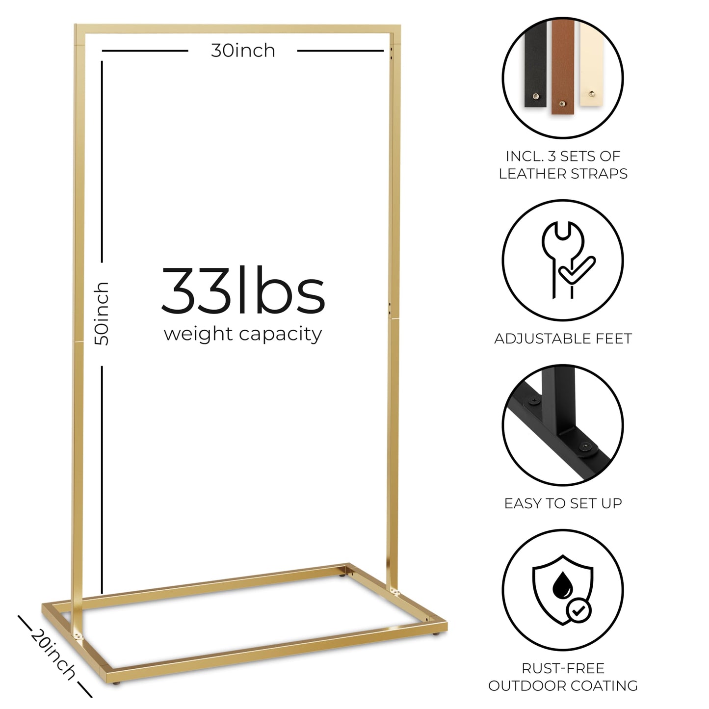 Beautiful Wedding Sign Stand - The Perfect Welcome to Our Wedding Sign - Aesthetic Holder Stand to Welcome Your Guests