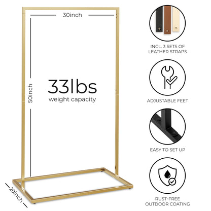 Beautiful Wedding Sign Stand - The Perfect Welcome to Our Wedding Sign - Aesthetic Holder Stand to Welcome Your Guests