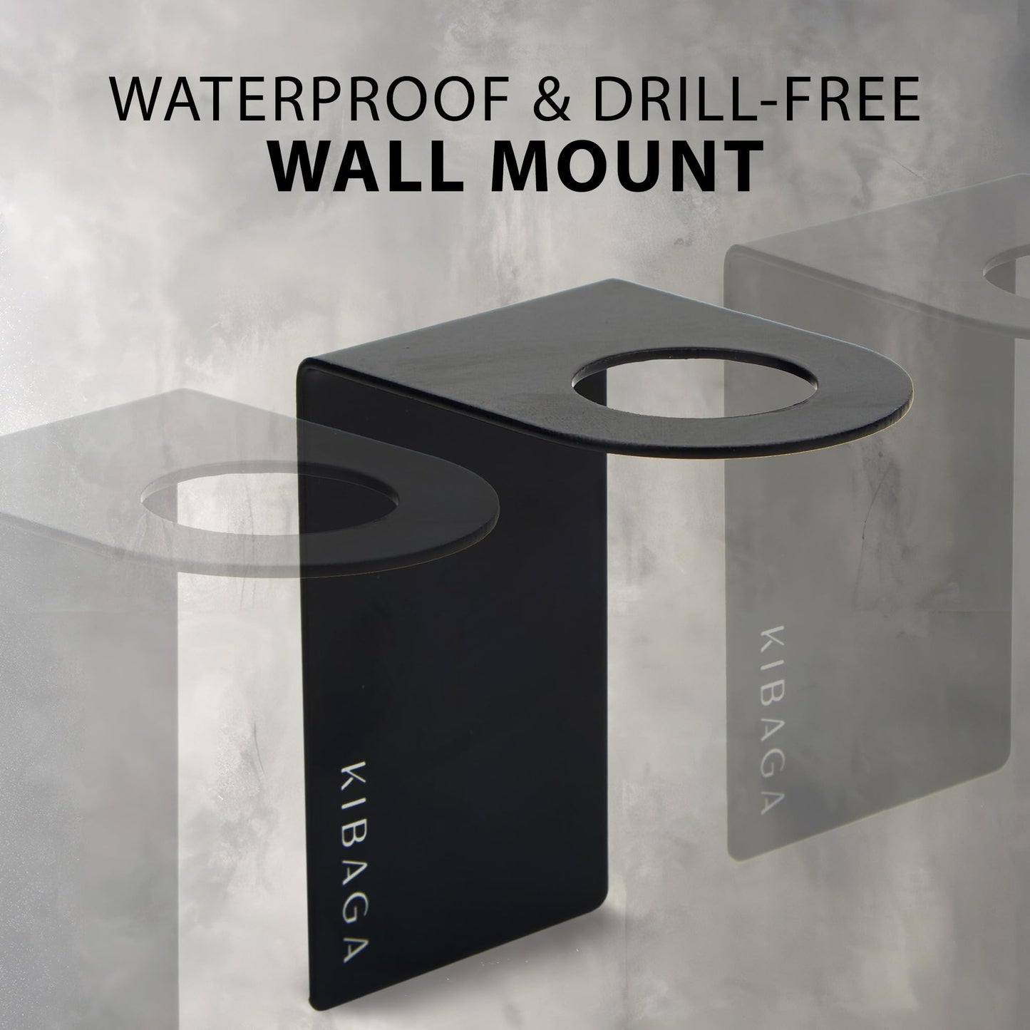 Stylish Shampoo and Conditioner Dispenser Set of 3 For Wall Mount - Modern Drill Free 21oz Shower Soap Bottles with Labels - Easy Refill Body Wash Dispensers for an Instant Bathroom Decor Upgrade