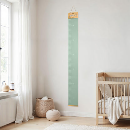 Beautiful Wall Hanging Growth Chart for Kids - The Perfect Height Measurement Chart to Track Your Kids Growth - Modern Nursery Or Playroom Wall Decor