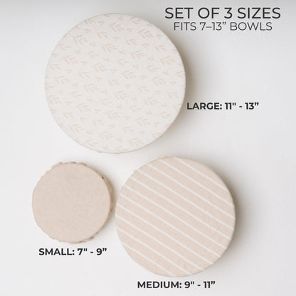 Beautiful Reusable Bowl Covers for Bread Proofing –  Elastic Food Covers for Sourdough, Dough Rising - Perfect Food Storage