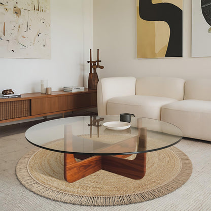 KIBAGA 2x3 ft Jute Rug - Soft and Non-Slip Mat, Perfect for Enhancing Your Bathroom or Modern Home Decor