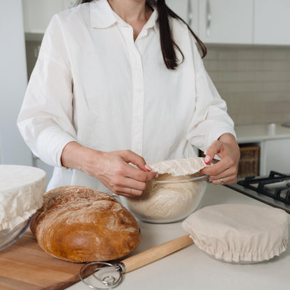 Beautiful Reusable Bowl Covers for Bread Proofing –  Elastic Food Covers for Sourdough, Dough Rising - Perfect Food Storage