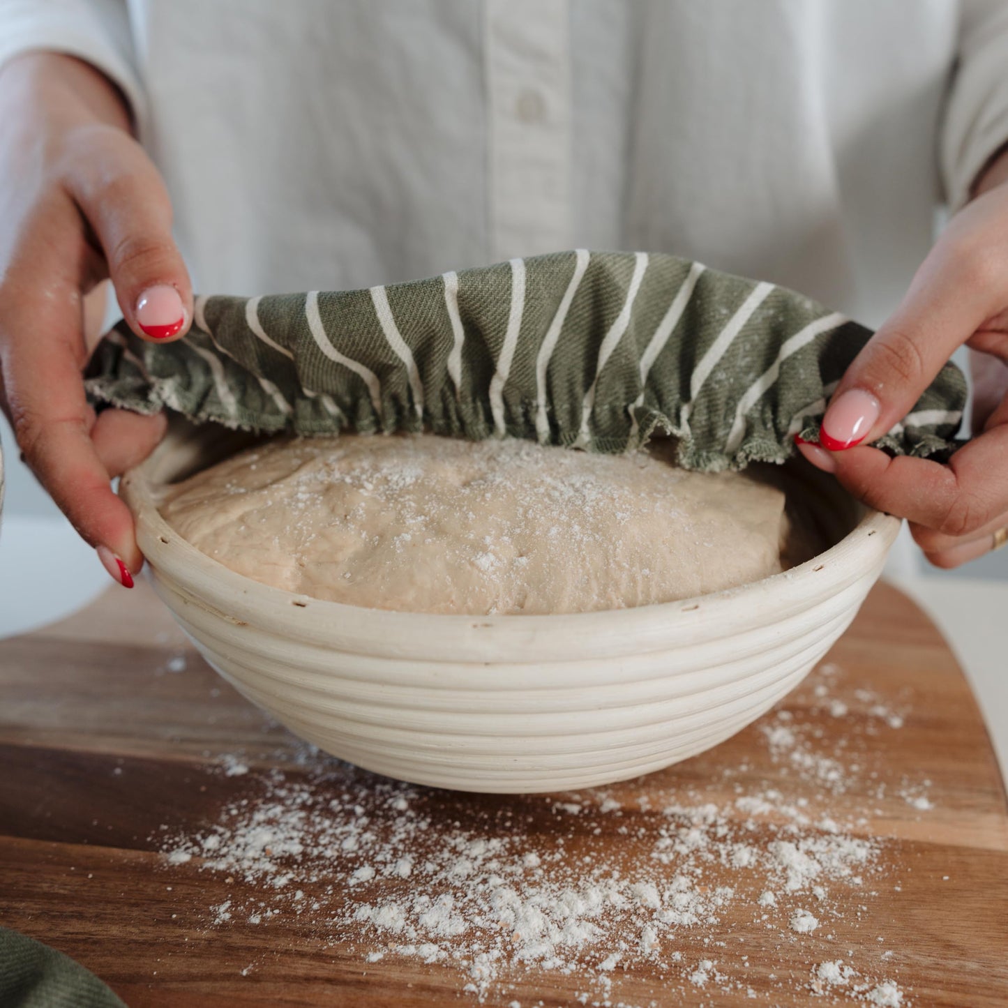 Beautiful Reusable Bowl Covers for Bread Proofing –  Elastic Food Covers for Sourdough, Dough Rising - Perfect Food Storage