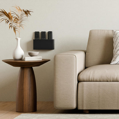 Aesthetic Remote Control Holder for Wall Mount - Easy to Install Bedside TV remote caddy - The Perfect Organizer for Your 3-4 Remotes