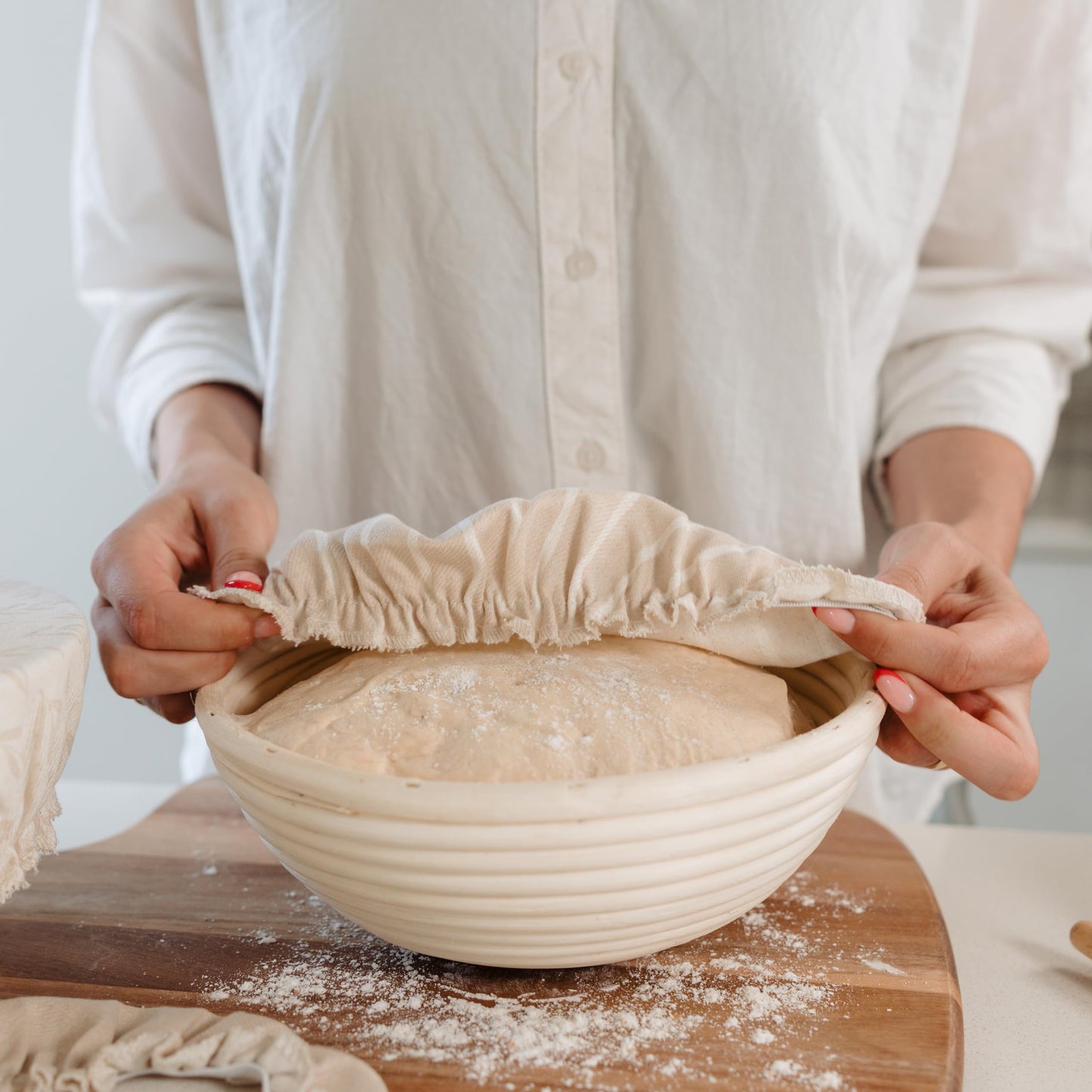 Beautiful Reusable Bowl Covers for Bread Proofing –  Elastic Food Covers for Sourdough, Dough Rising - Perfect Food Storage