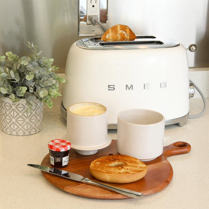 Beautiful Ceramic Butter Crock For Kitchen Countertop – Premium Container with Water Seal is Perfect to Keep Your Butter Fresh, Soft and Spreadable - Easy to Use French Butter Holder with Lid
