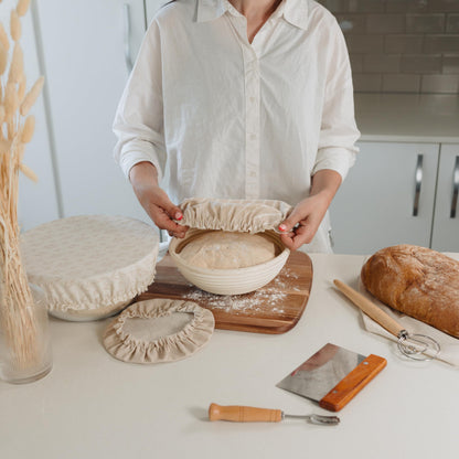 Beautiful Reusable Bowl Covers for Bread Proofing –  Elastic Food Covers for Sourdough, Dough Rising - Perfect Food Storage