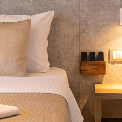 Aesthetic Remote Control Holder for Wall Mount - Easy to Install Bedside TV remote caddy - The Perfect Organizer for Your 3-4 Remotes
