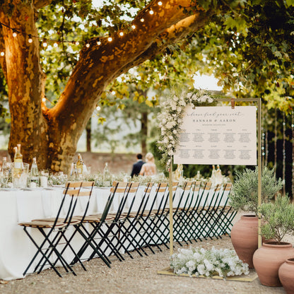 Beautiful Wedding Sign Stand - The Perfect Welcome to Our Wedding Sign - Aesthetic Holder Stand to Welcome Your Guests