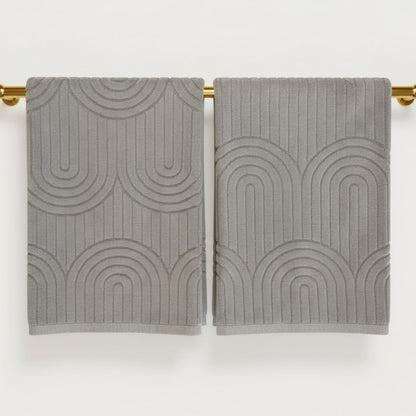 KIBAGA Beautiful Luxury Decorative Hand Towels – Soft & Absorbent Towel Set for Boho Bathroom, Kitchen, Spa, Hotel, Guest Room, Farmhouse or Gift