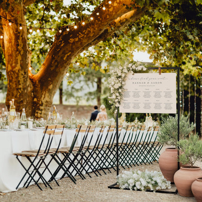 Beautiful Wedding Sign Stand - The Perfect Welcome to Our Wedding Sign - Aesthetic Holder Stand to Welcome Your Guests