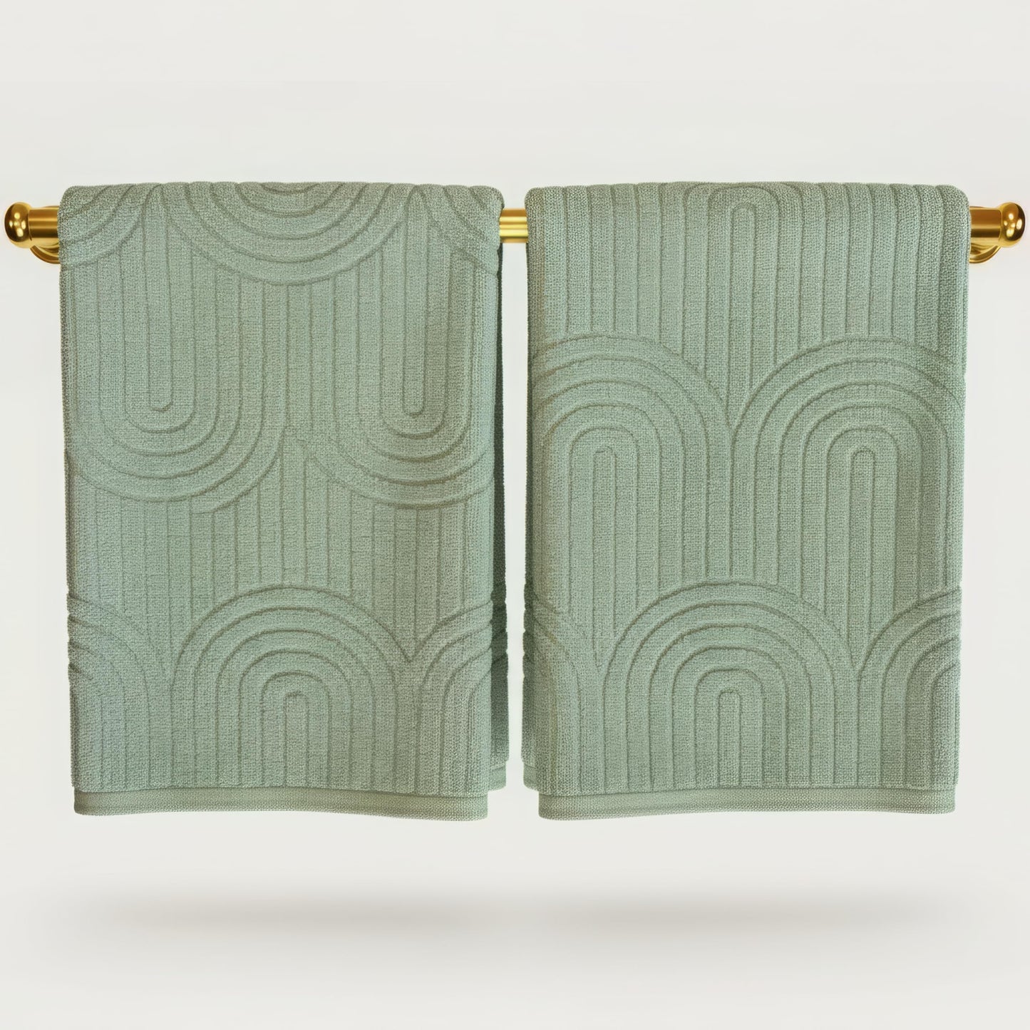 KIBAGA Beautiful Luxury Decorative Hand Towels – Soft & Absorbent Towel Set for Boho Bathroom, Kitchen, Spa, Hotel, Guest Room, Farmhouse or Gift